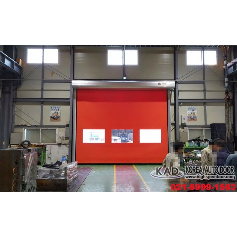 KAD, PVC High Speed Door (Recovery Type) / High Speed Door / Pintu Otomatis / pintu automatic / Roll