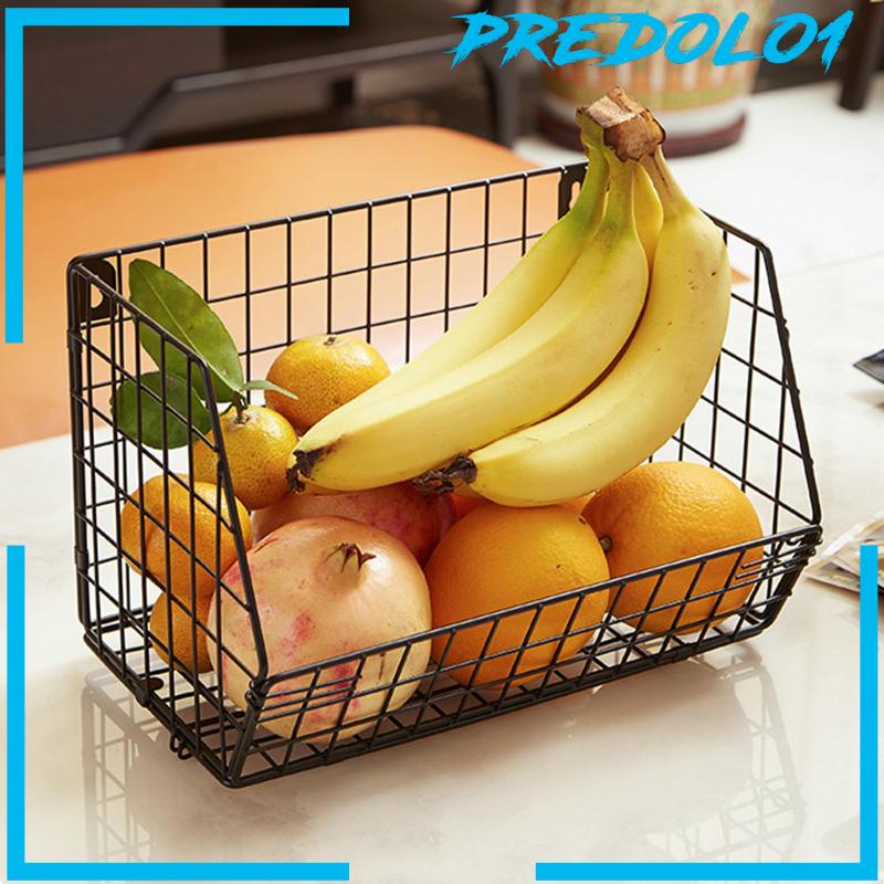 [Predolo1] Hanging Closet Organizer Keranjang Dinding Gantung Untuk Dapur Laundry Room Office