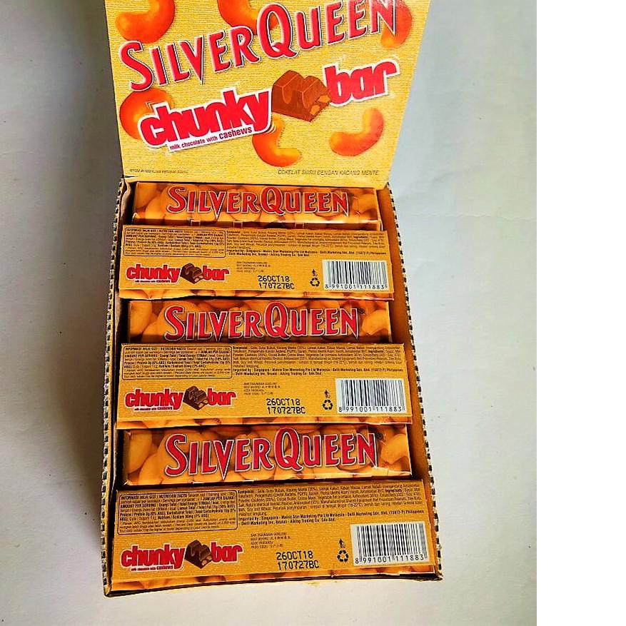 

➫ Delfi Silverqueen Chunky Bar Box (33 gram) ♢