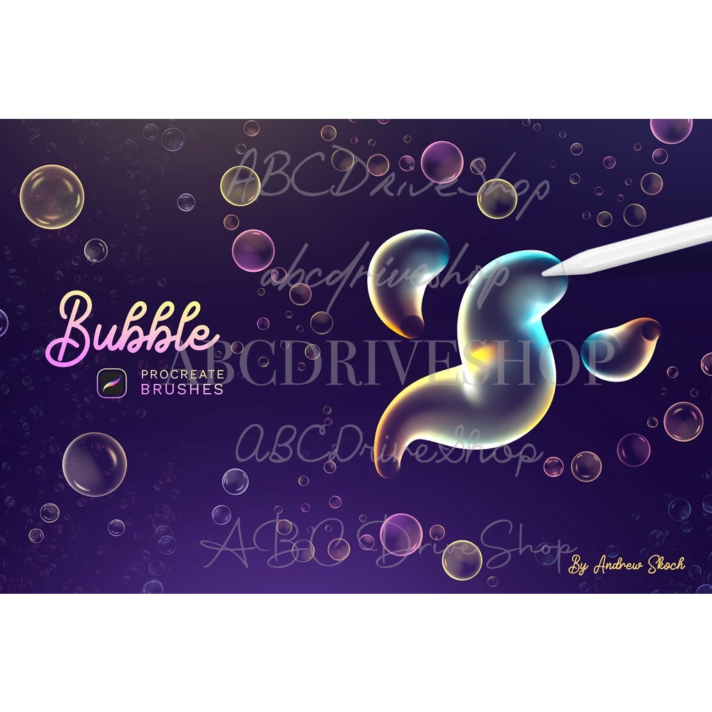 Procreate Brush - Bubbles Procreate Brushes