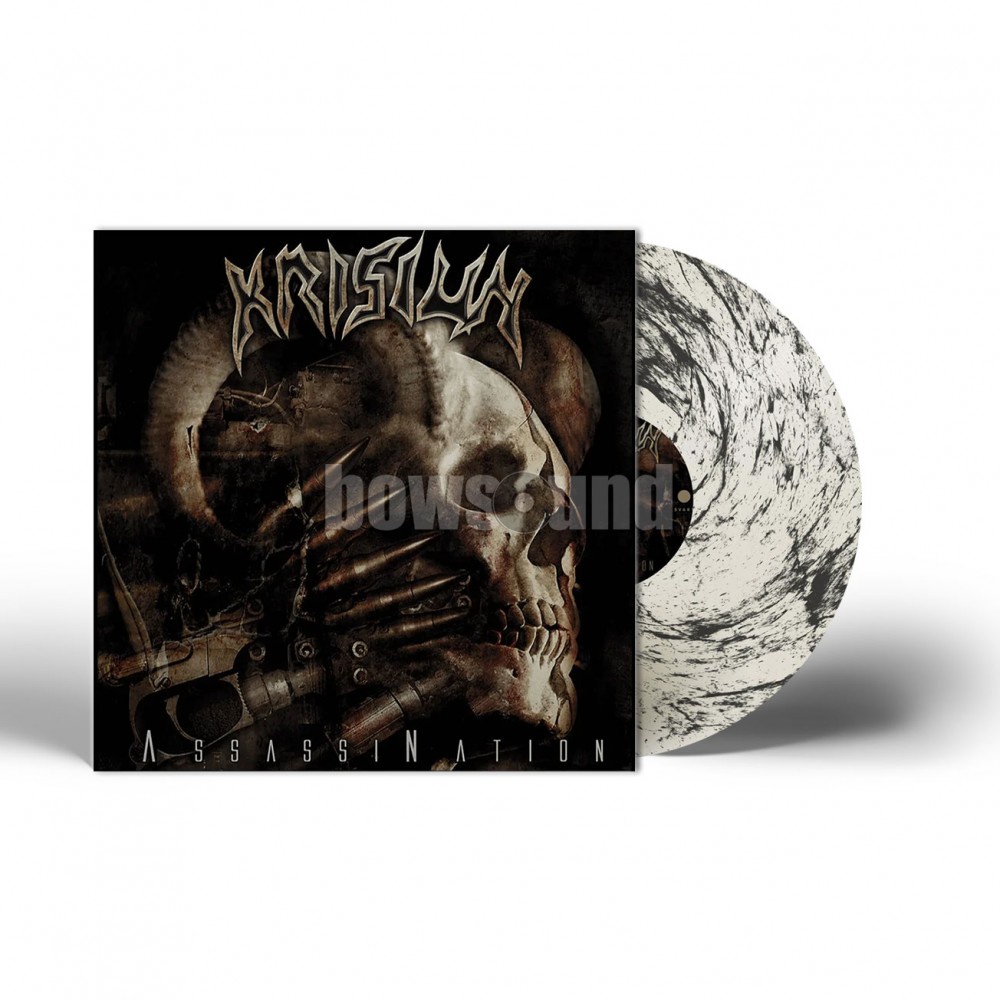 VINYL - KRISIUN - ASSASSINATION - CLEAR/BLACK MARBLED LP