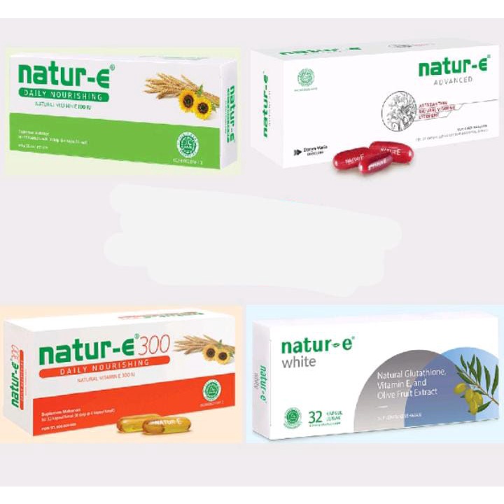 Natur-e Kapsul / Vitamin Natur e White / 100 IU /300 IU / Advance