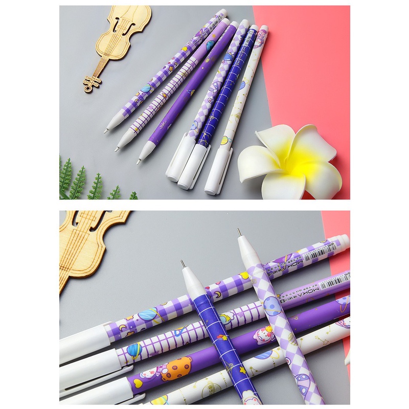 6pcs Pena Pulpen Pen Astonot Ungu GM-ST0324