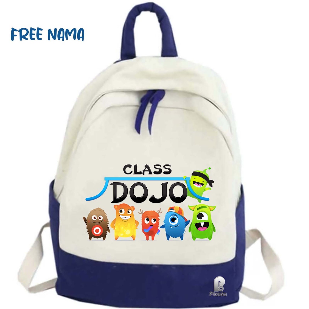 TAS RANSEL BACKPACK ANAK SEKOLAH MOTIF CLASS DOJO UNISEX (FREE NAMA)