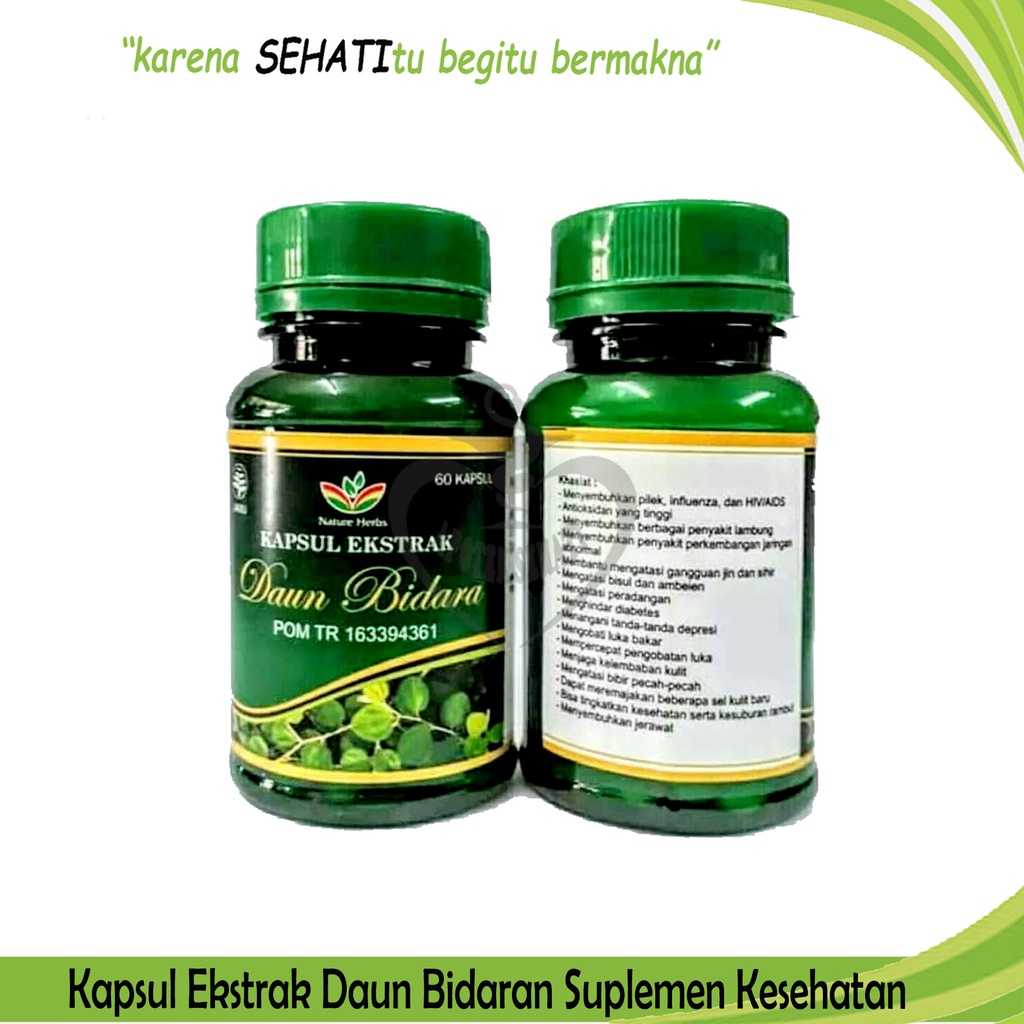 Kapsul Extra Daun Bidara Nature Herbs Suplemen Herbal