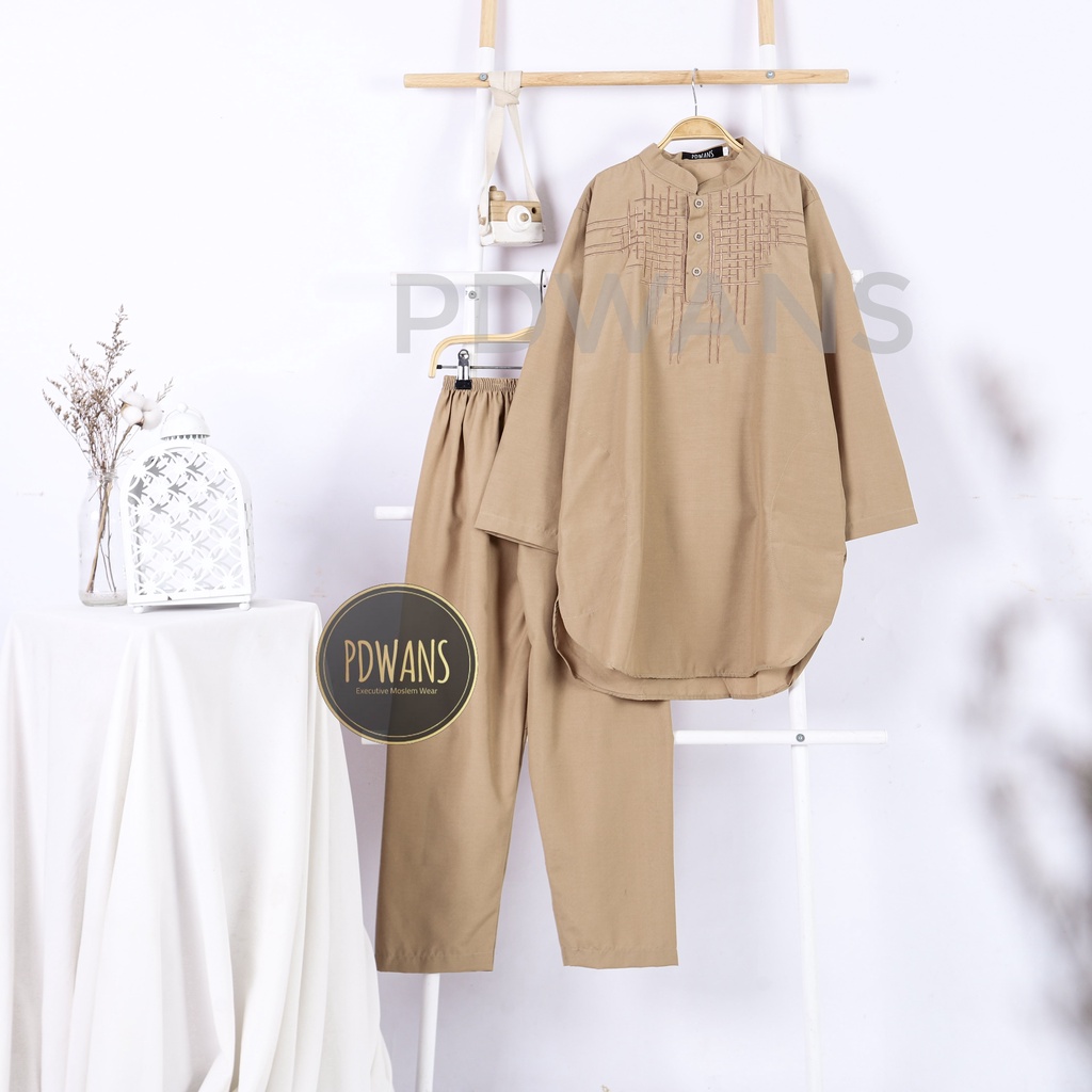 BAJU KOKO Poli Katun Setelan Pakistan Remaja Warna Ukuran Tanggung 11 12 13 14 15 Tahun PDWANS - BGM07W