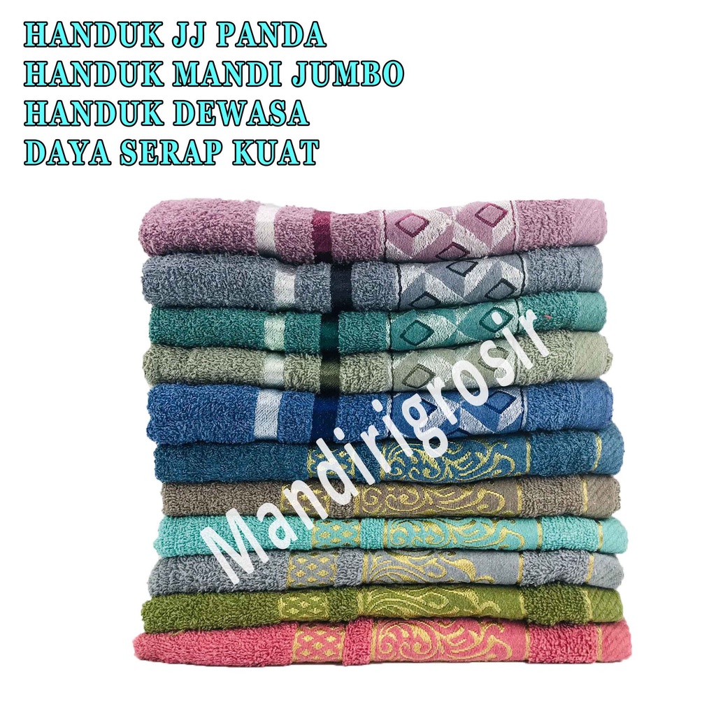 Handuk Mandi Jumbo* Handuk JJ Panda* Handuk Dewasa*K3L22-L