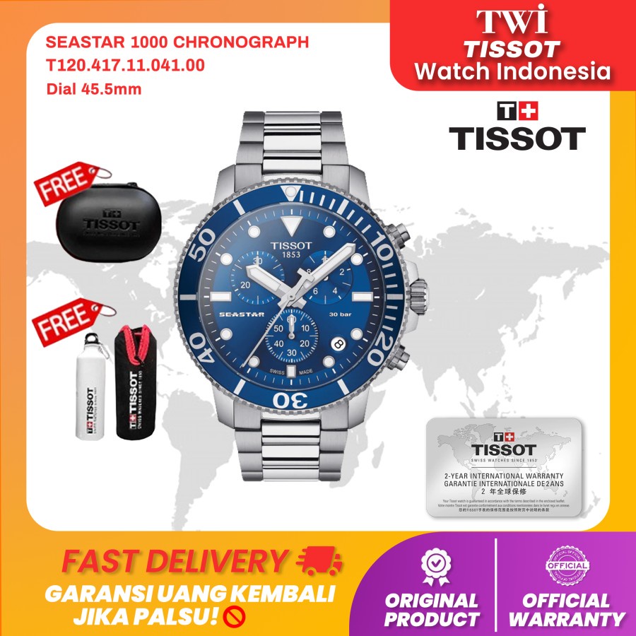 Jam Tangan Pria Tissot T120.417.11.041.00 Seastar 1000 Chronograph