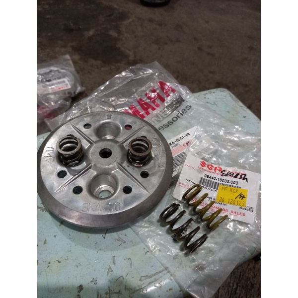 Plate Pressure 1 Set Tutup Rumah Per Kopling Rxking Rx King Modif/Bubut Per Kopling Smash Original