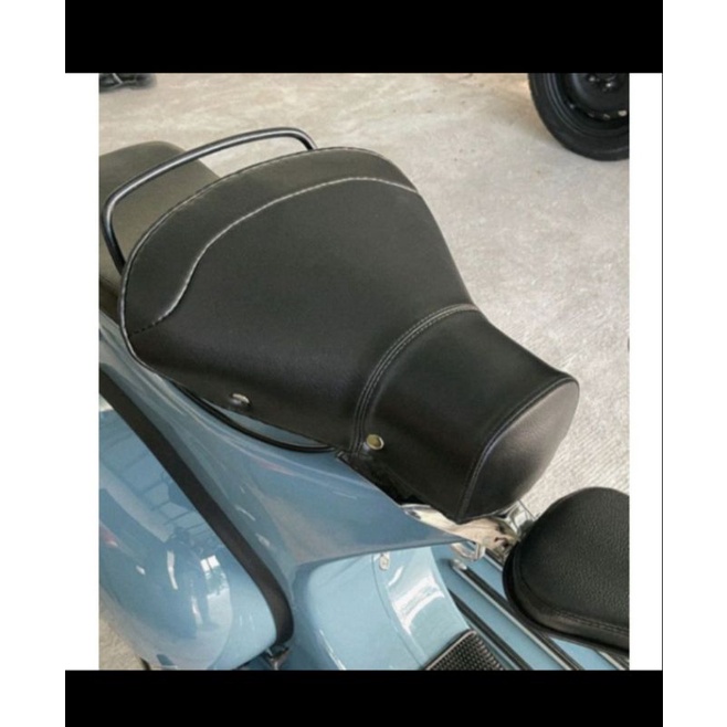 Cover sarung kulit jok depan saja jok pisah vespa Aquila detail bagus kualitas import super sprint v