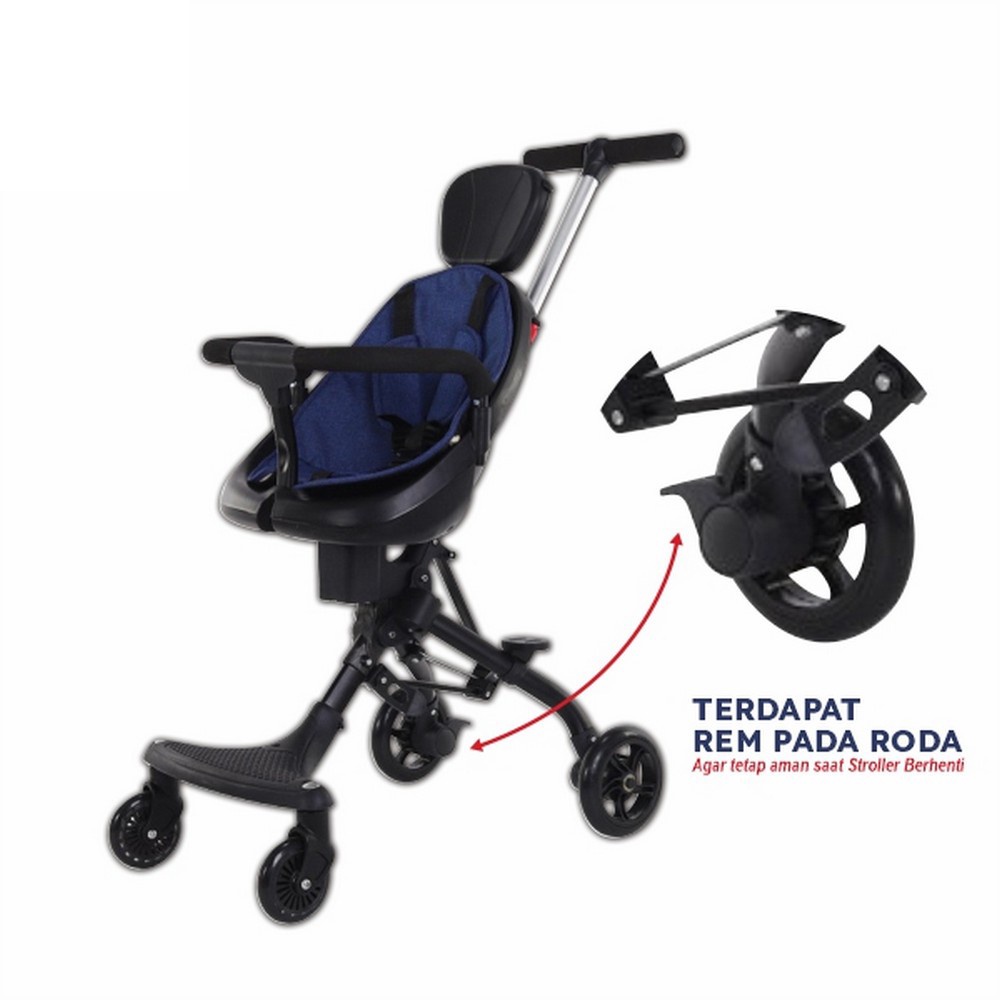 Magic Stroller Baby 2way Budak Stroler Lipat