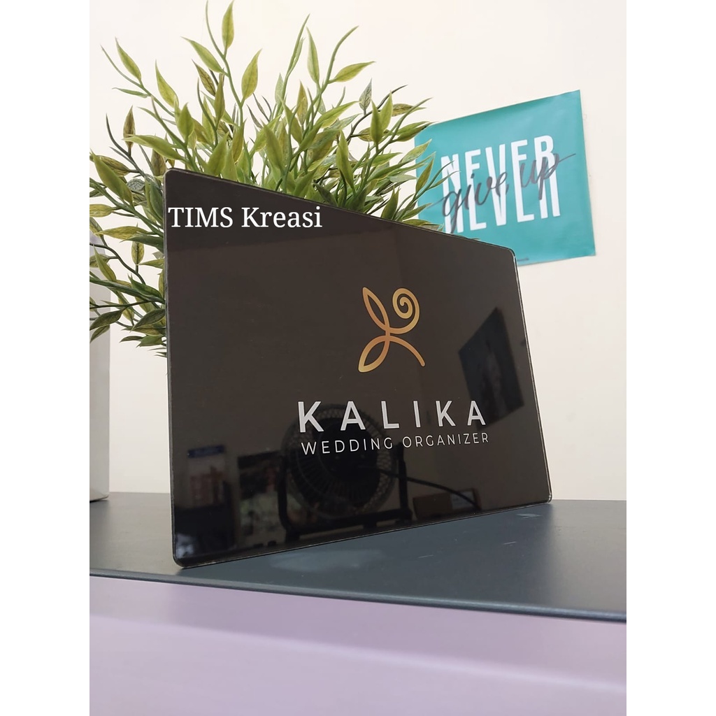 Cue Card A5 | Papan MC | Que Card Akrilik | Papan Akrilik MC + Printing Mirror + Biaya Design