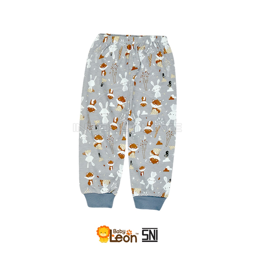 Celana Panjang Bayi BABY LEON COTTON Double Knit Celana Tidur Panjang Anak Bayi Newborn DS-115