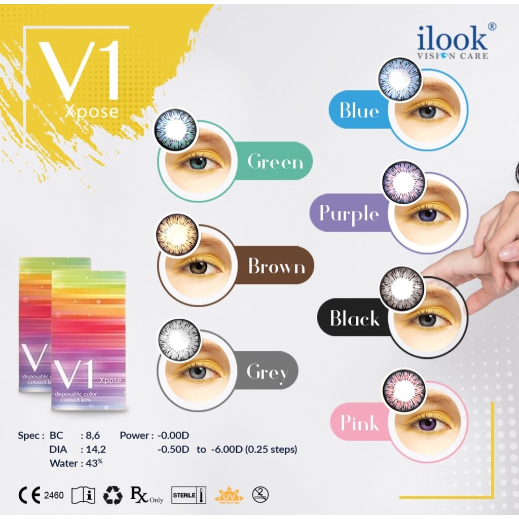 [PROMO]PAKET BUNDLING SOFTLENS EYEZONE V1 XPOSE 14,2MM