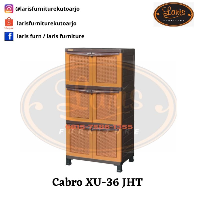 ALMARI PAKAIAN PLASTIK / CABINET NAPOLLY CABRO XU-36 JHT