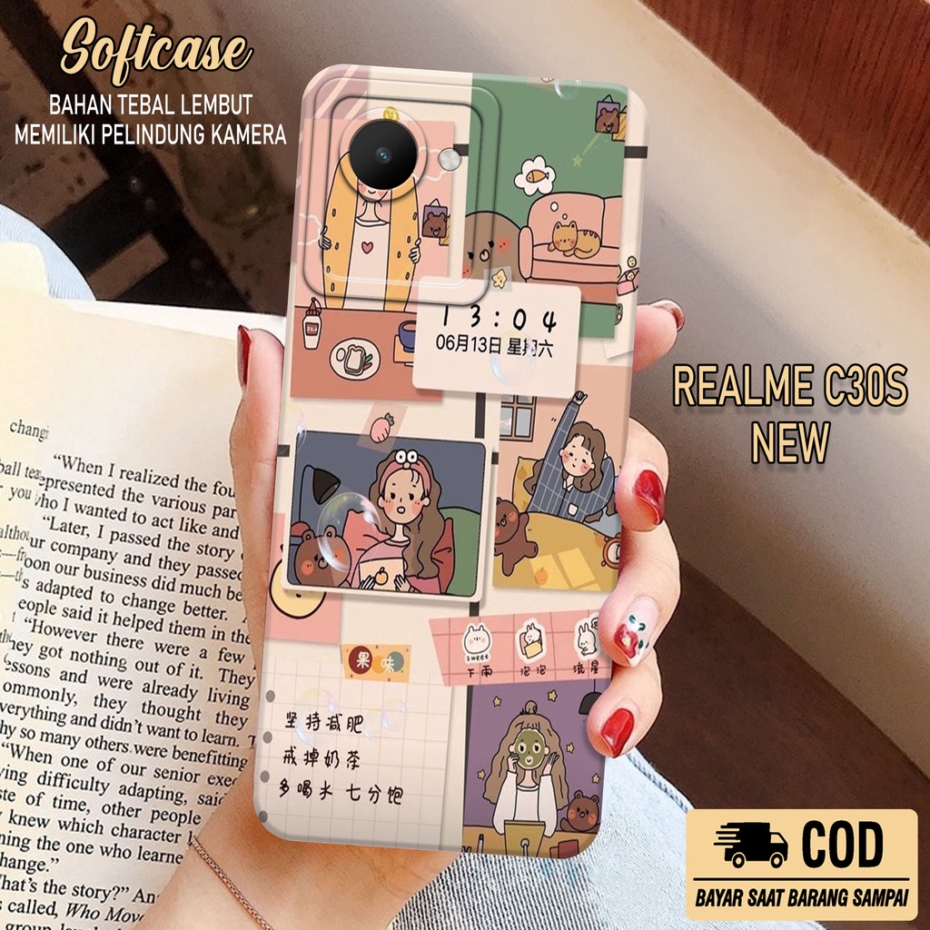 Case Hp Softcase Realme C30S Terbaru 2022 Softcase Macaron Case Hp Realme C30S Silikon Hp Realme C30