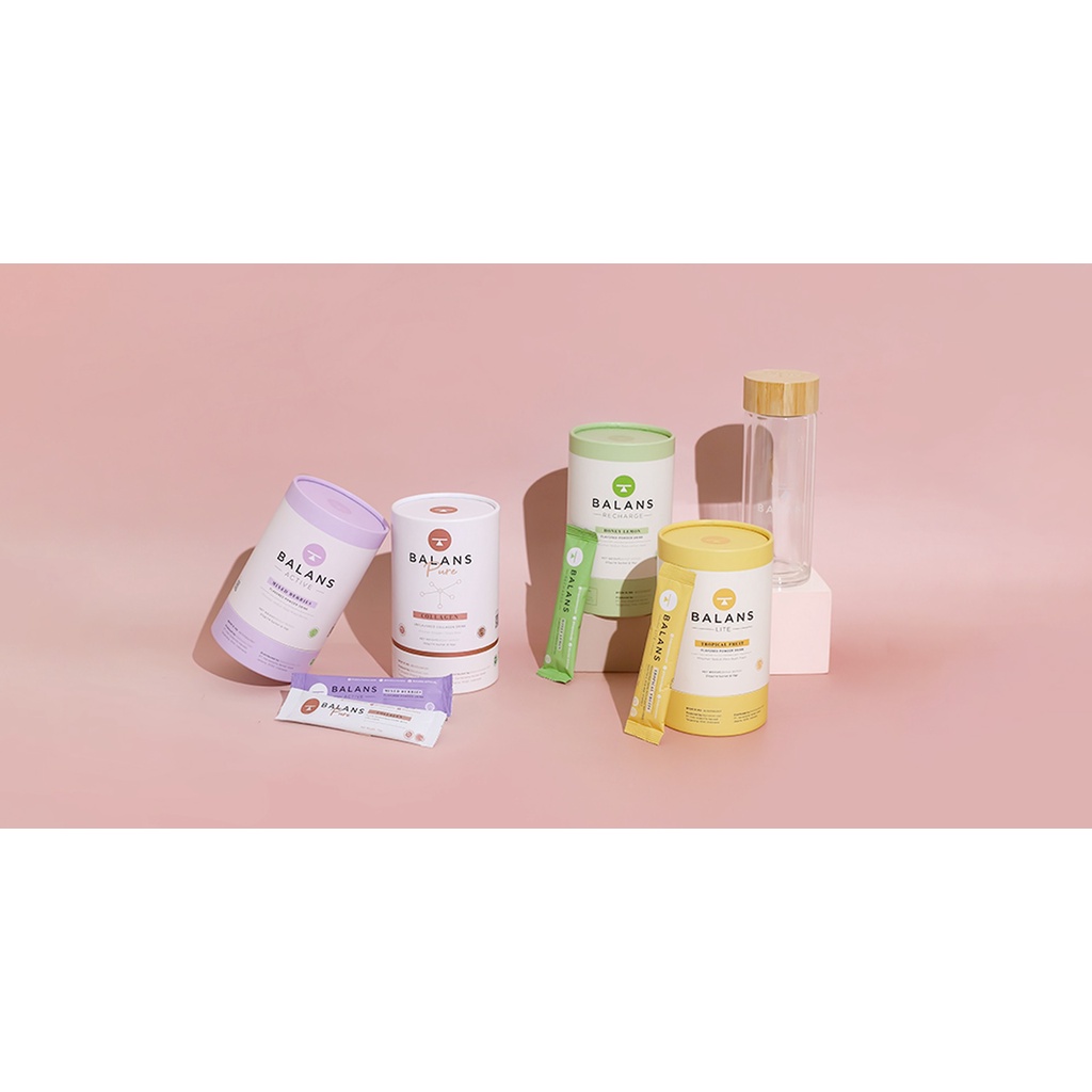 Balans Recharge Honey Lemon / Balans Active Mix Berries / Balans Lite Tropical Fruits / Balans Pure