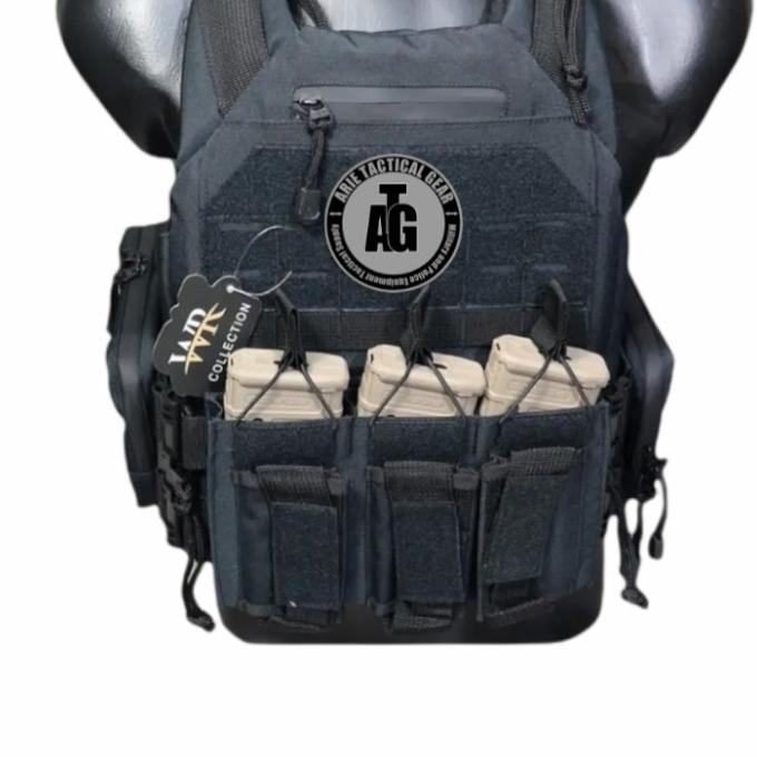 Rompi Tactical Bodyvest Rajawali / Blackmamba Durhaim Lasercut