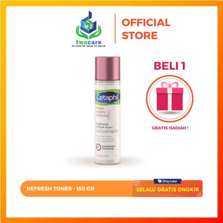 Cetaphil Bright Healthy Radiance Brightness Refresh Toner 150g Skin Care Perawatan Untuk Melembabkan Kulit Wajah