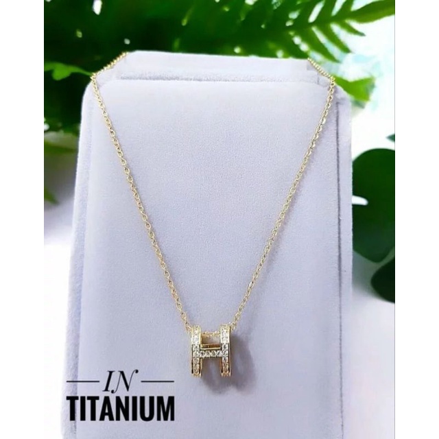 Kalung Titanium asli Premium Quality Anti karat anti alergi Stainless steel Kt-09