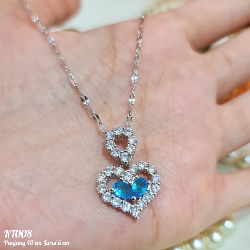 PGX Kalung Titanium Wanita Anti Karat Aksesoris Fashion Perhiasan Premium - KT008