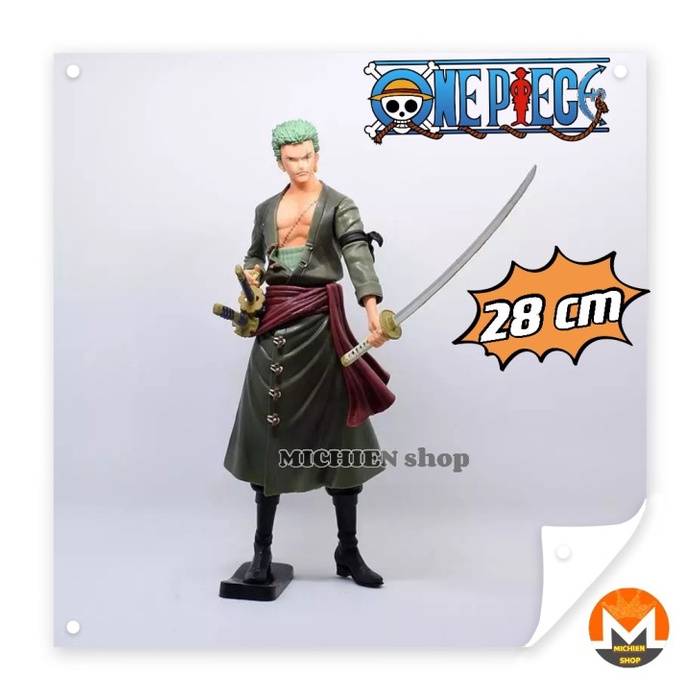 ✿ BISA COD✿ FIGURE ONE PIECE GRANDISTA RORONOA ZORO NERO version