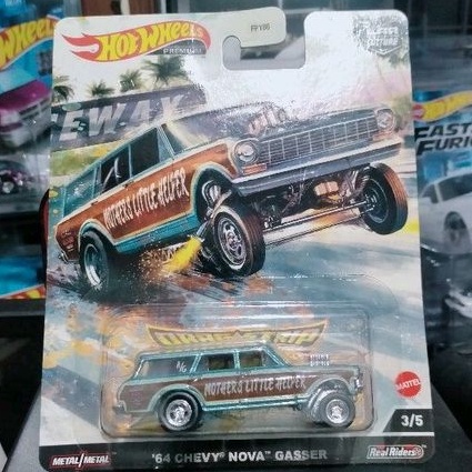 hotwheels premium Chevy nova gasser
