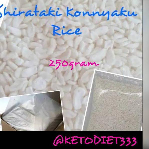 

♦ Low Carbs Shirataki Konnyaku Rice 250gr / Beras Shirataki Rendah Kalori ❀