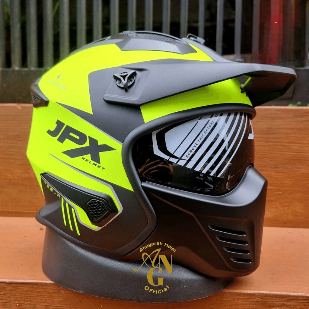 JPX MX 726 R SOLID HELM CROS INNER VISOR ORIGINAL SNI