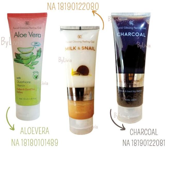 ➤ READY LANGSUNG KIRIM SYB FACIAL GLOWING PEELING GEL SYB PEELING GEL ALOEVERA MILK SNAIL CHARCOAL ➬