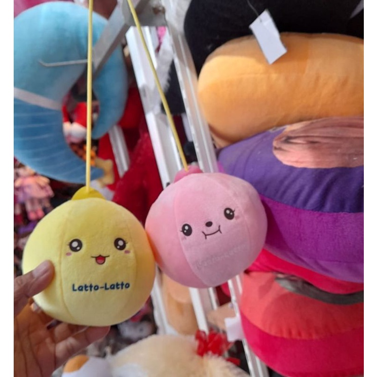 lato lato boneka lato lato bahan yelvo halus, sudah dapat sepasang 2bola +  tali, aman buat anak2