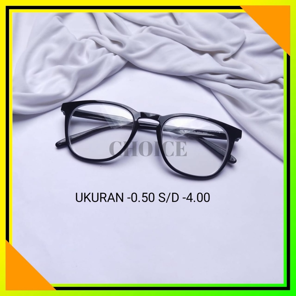 KACAMATA MINUS JARAK JAUH MODEL RETRO VINTAGE UNISEX SUNGLASSES UKURAN 0.50-4.00