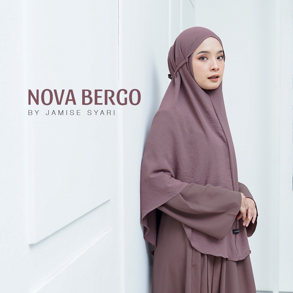 Jamise Syari | Nova Bergo Instan Crinkle Bergo Daily