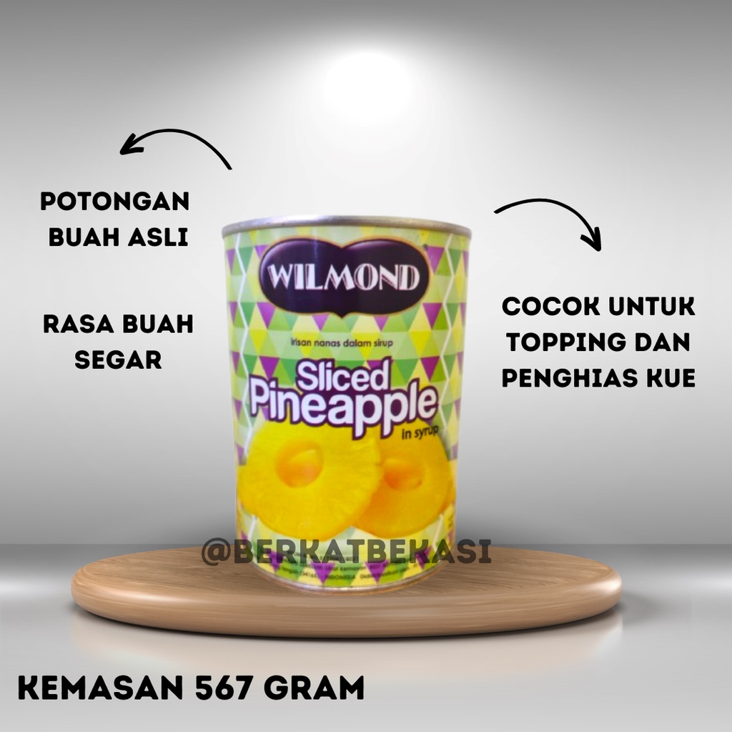 

WILMOND PINEAPPLE 567 GR/ BUAH NANAS KALENG - 1 PCS