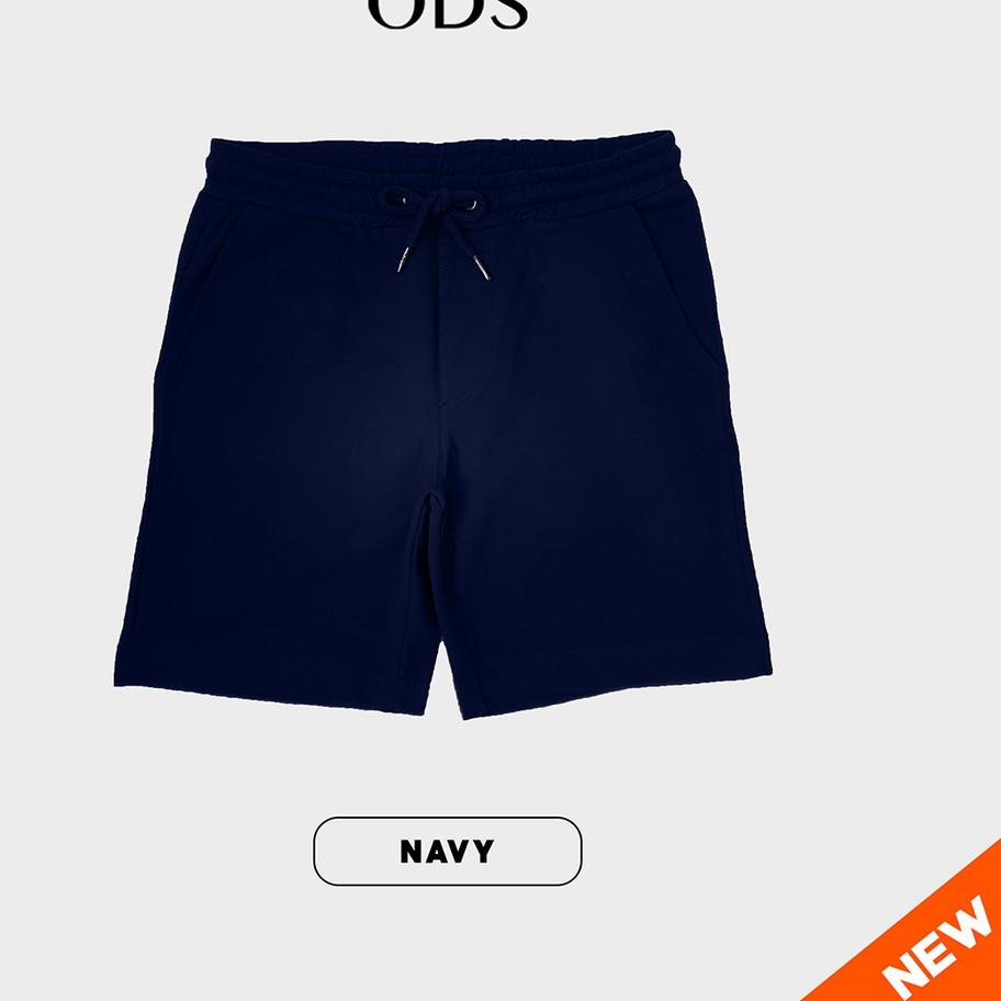 ☟ ODS Celana Pendek Short Pants Biru Navy ❂