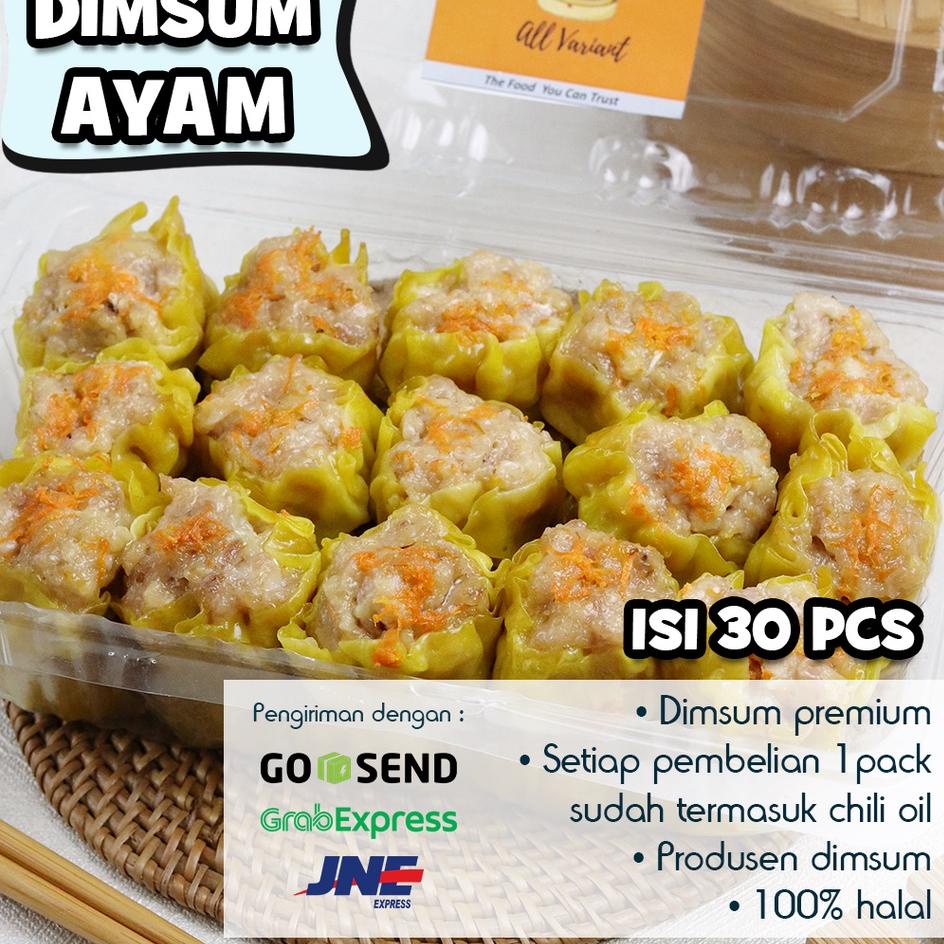 

☉ dimsum siomay ayam isi 30 ✼