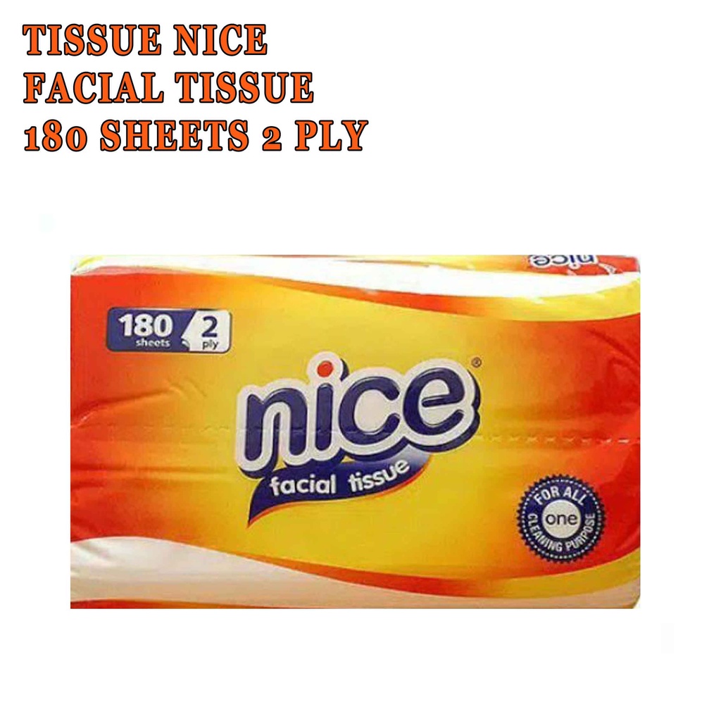 Soft Pack Tissue * Nice Facial Tissue * Tissue Wajah * 2ply 180sheets