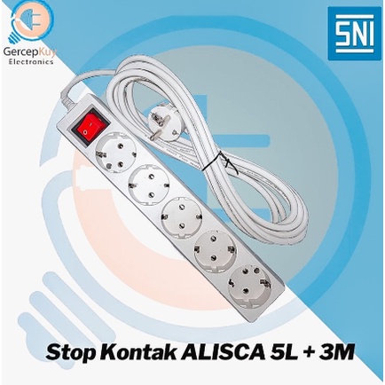 Stop Kontak ALISCA 5L + 3M