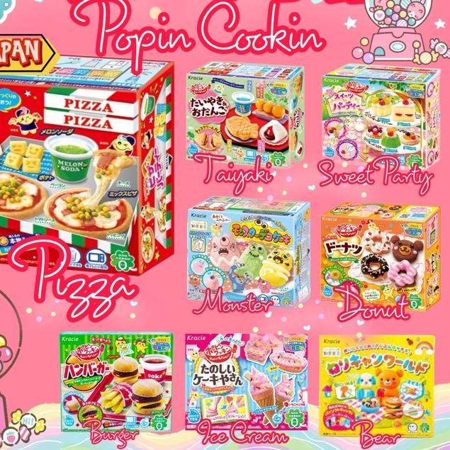 

♂ Kracie Popin Cookin DIY Candy Maker Japan Miniature Food/Kracie Popin Cookin Ice Cream Strawberry Donut Sushi Burger Sweet Party Matsuri Pizza Taiyaki/Kreativitas Anak Kracie Popin Cooking DIY Fast Food ℮