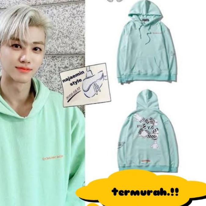 ➵ termurah. JAKET HOODIE MINT JAEMIN lust m-xxl ✴
