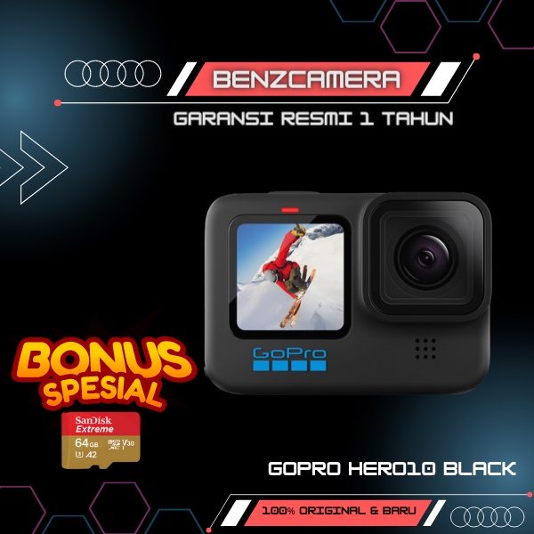 GoPro Hero 10 Black Garansi Resmi