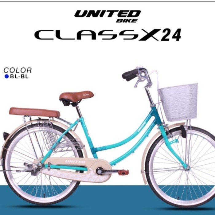 Sepeda City Bike 24 Inch United Class X #Original