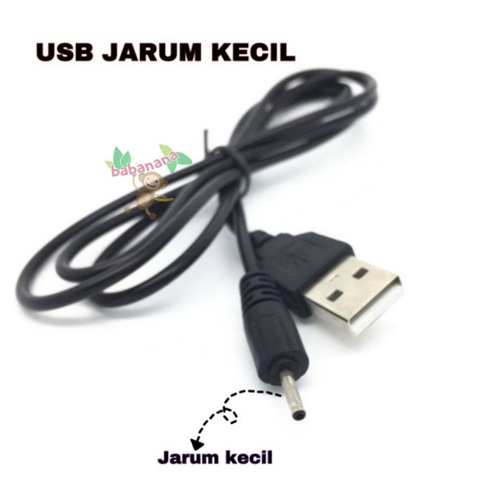 USB to Nokia Charger Cable Jarum Kecil Kabel Casan HP CINA AC MINI