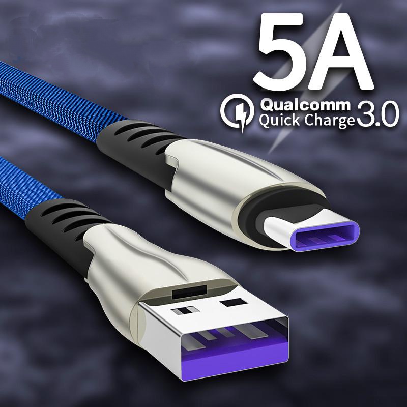 5A USB Type C / Micro USB Cable For Fast Charging Data Cord Phone Charger Samsung S10