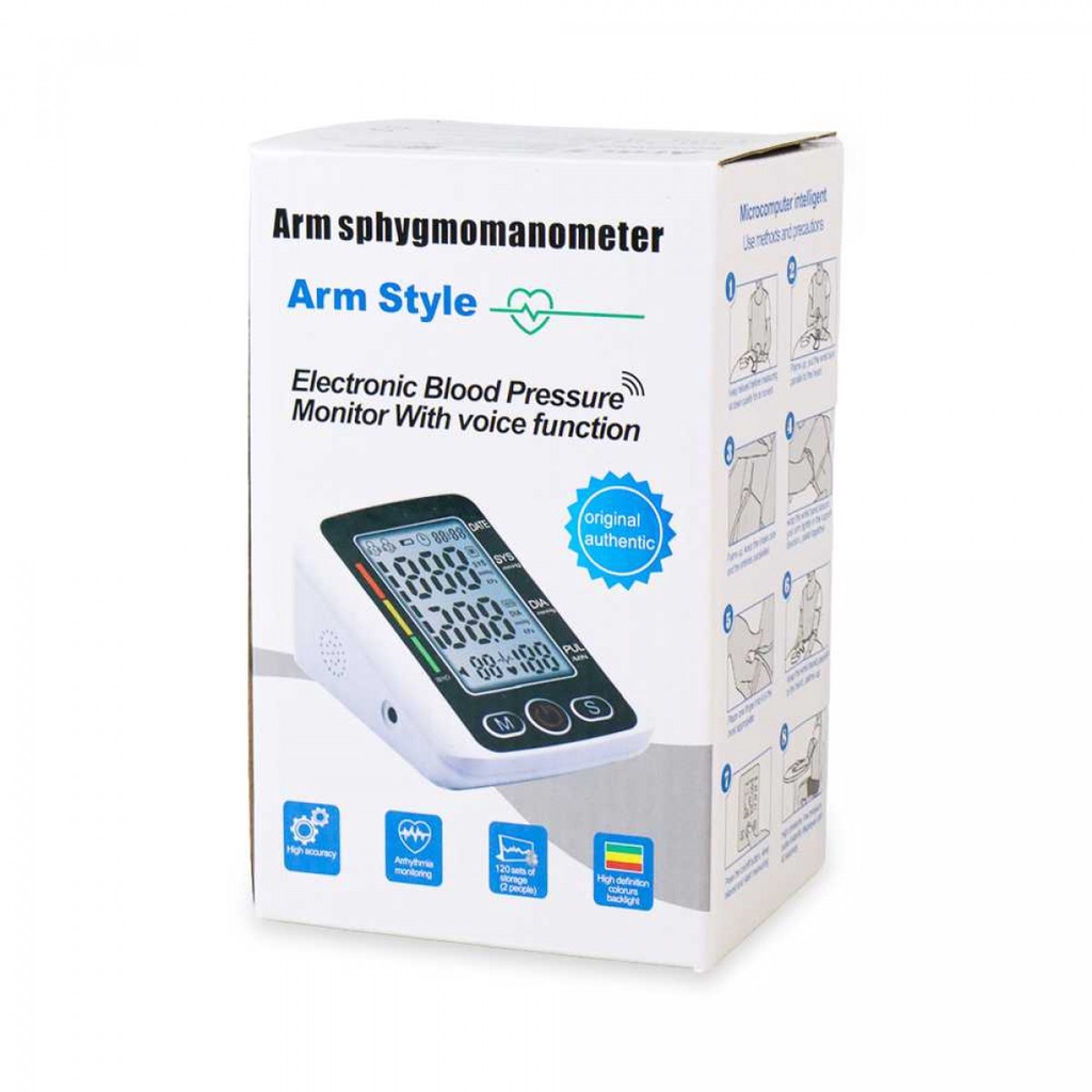 Tensimeter Digital Layar Lebar Sphygmomanometer Large LCD  BW750