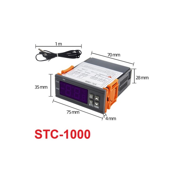 Thermostat Hygrostat Digital STC-3028 &amp; STC-1000