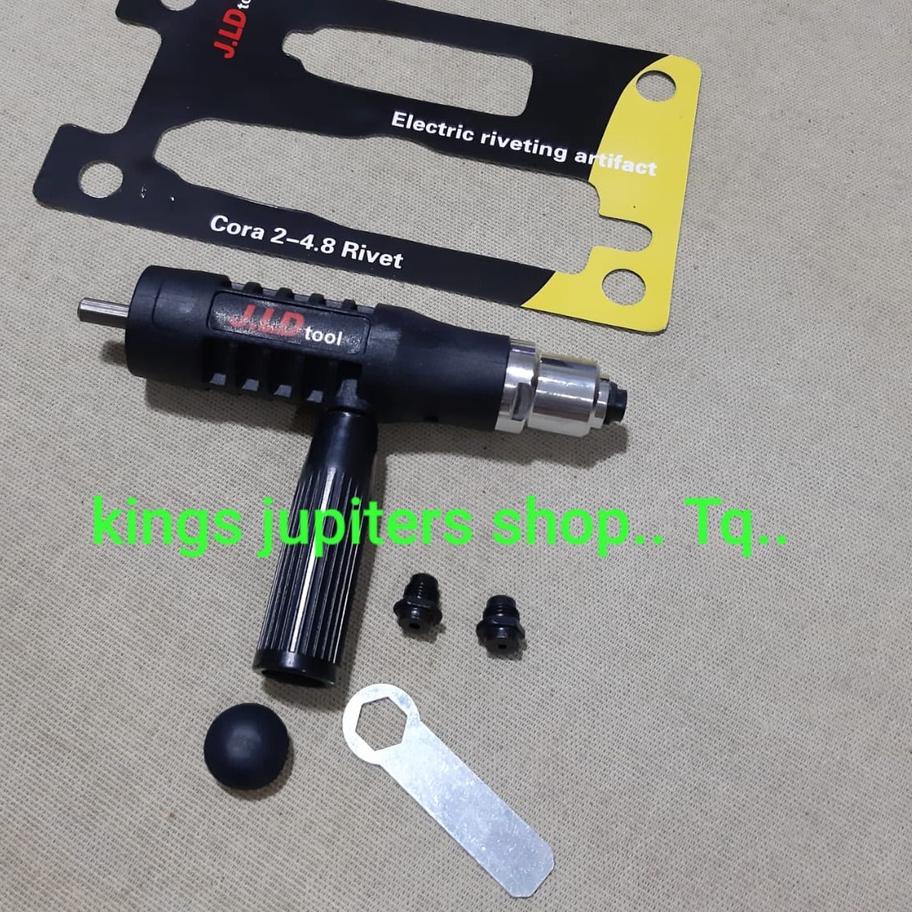 ✫ JLD RIPET BOR TANG RIVET RIFET PAKAI MESIN BOR 10MM 13MM KAPUSI STANG TANG RIPET ➽
