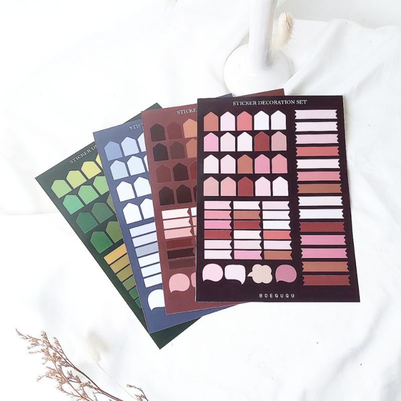 

DIY Sticker / Custom Sticker Tinggal Tempel / Custom Cutting Sticker / Bujo / Journaling Sticker A5