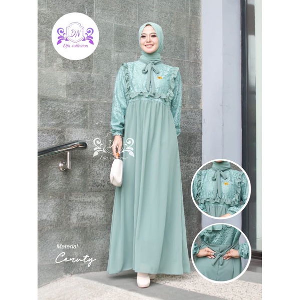 Dress Brukat Sifon Elfa