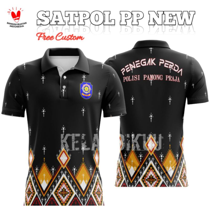 JERSEY SATPOL PP PRINTING TERBARU/BAJU KAOS SATPOL PP CUSTOM MURAH/JERSEY POL PP INDONESIA MURAH TER